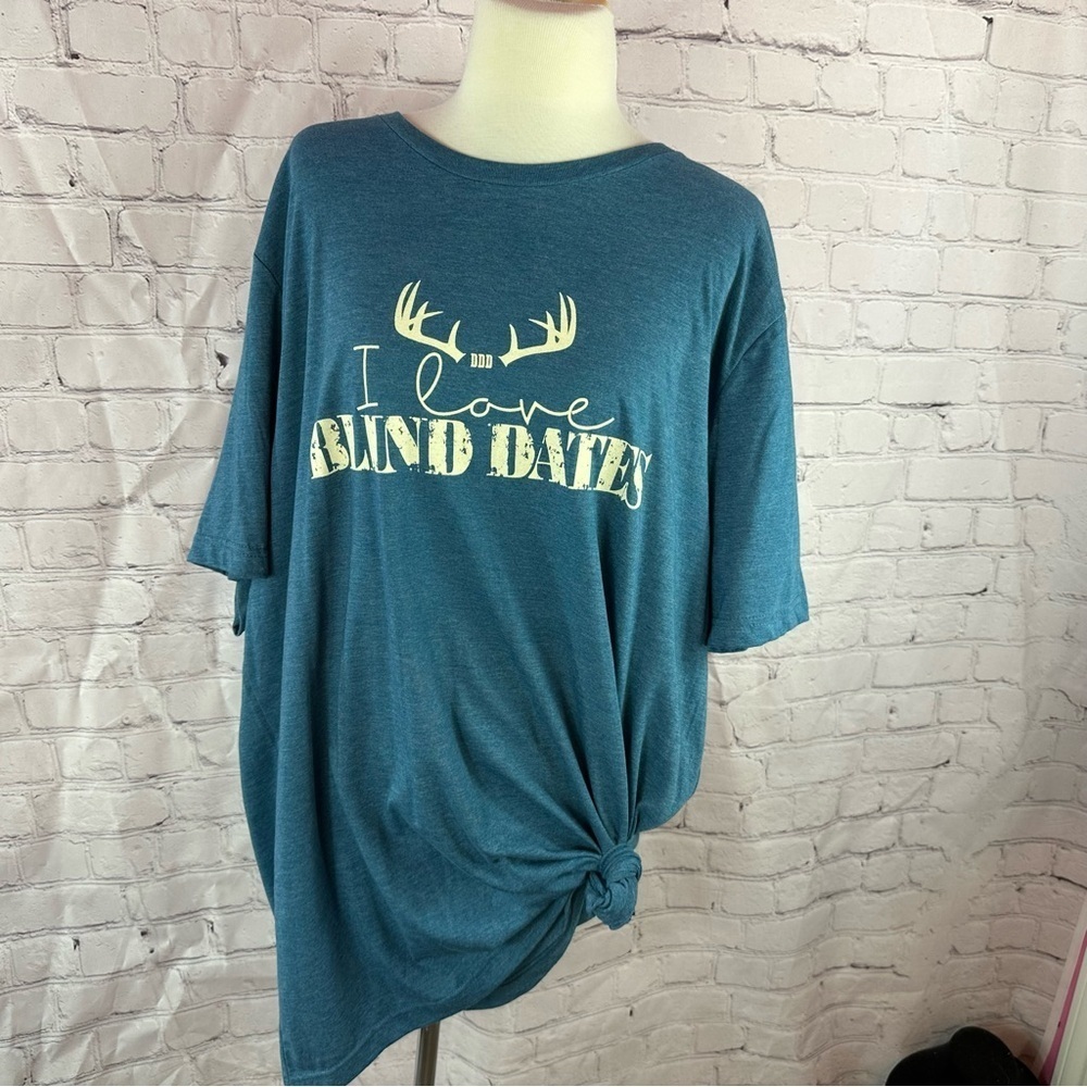 NWT bella canvas Boutique Blind Date graphic tee western country homestead 3XL